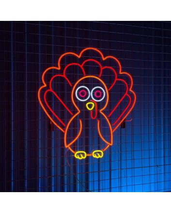 Turkey Led Neon Sign Thanksgiving Restaurant Decor Led Neon Sign