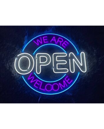 We Are Open Led Neon Sign Custom Bar Club Led Light