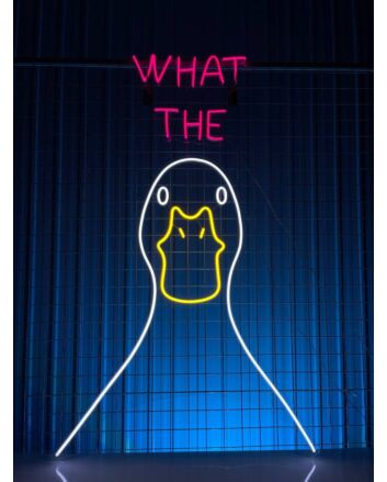 What The Duck Led Neon Sign What The Duck Christmas Led Sign Christmas Neon Light