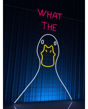 What The Duck Led Neon Sign What The Duck Christmas Led Sign Christmas Neon Light
