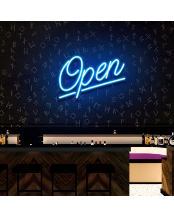Neon Sign For Business Open Bar Led Lights