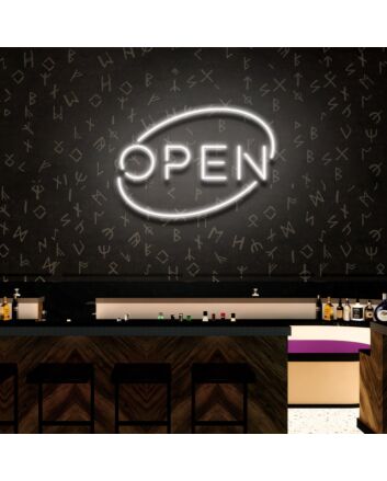 Open Bar Sign For Business Led Neon Sign