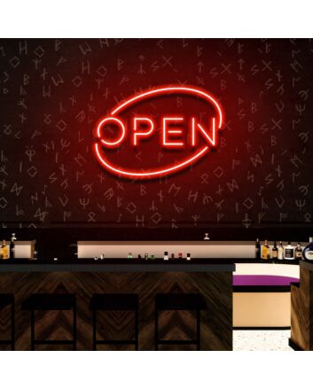 Open Bar Sign For Business Led Neon Sign