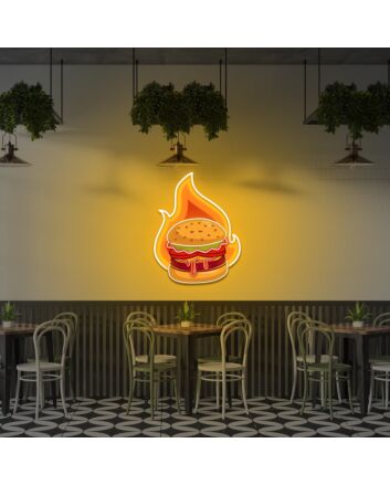 Burger Uv Light Sizzle Up Your Space