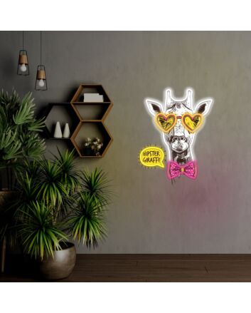 Hipster Uv Light Durable Led Neon Art For Your Space