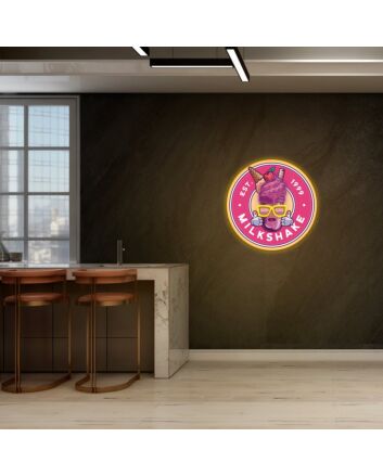 Milkshake Uv Neon Light Neon Art For Dazzling Displays