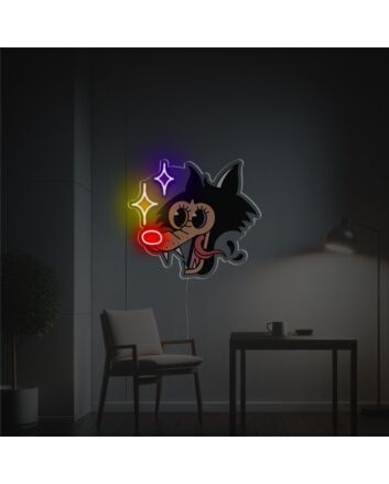 Werewolf LED Neon Acrylic Artwork