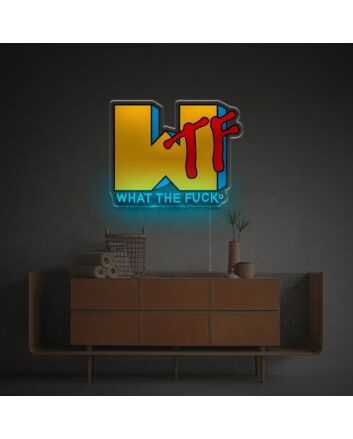 What The Fuxk LED Neon Acrylic Artwork