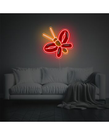 Butterfly Shaped Balloon LED Neon Acrylic Artwork