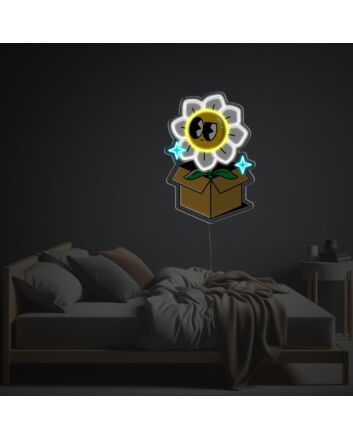 Daisy On The Box LED Neon Acrylic Artwork