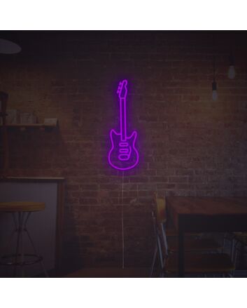 Vintage Digital Guitar LED Neon Sign