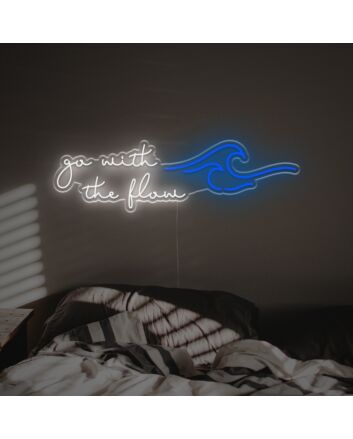 Go With The Flow LED Neon Sign