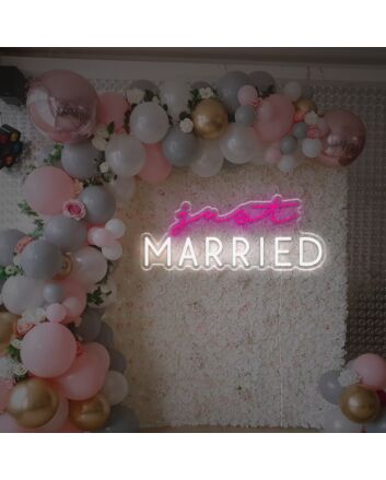 Just Marrired LED Neon Sign