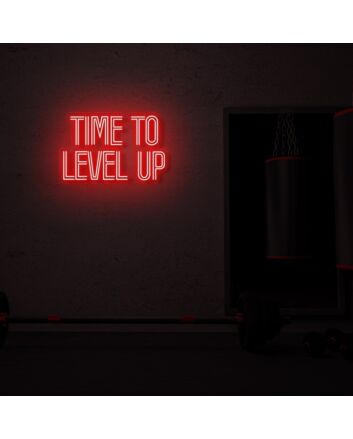 Time to Level Up LED Neon Sign