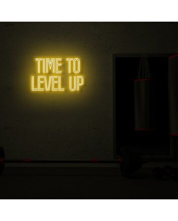 Time to Level Up LED Neon Sign