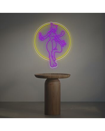 Mew Two LED Neon Sign