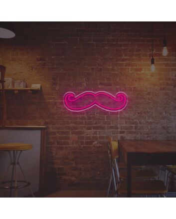 8 Mustache LED Neon Sign