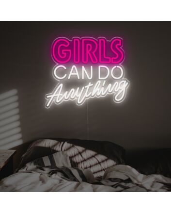 Girl Can Do Anything LED Neon Sign