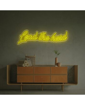 Lead The Herd LED Custom Neon Sign