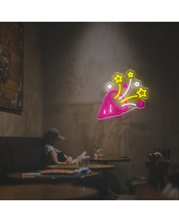 Celebrating With Stars LED Neon Sign