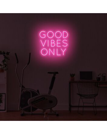 Good Vibrations Only LED Neon Sign
