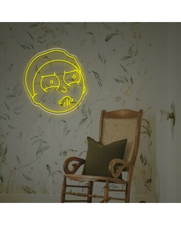 Annoyed Morty LED Neon Sign
