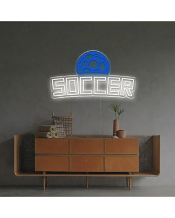 Soccer Text LED Neon Sign
