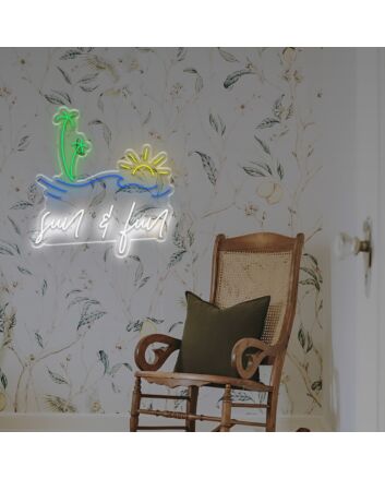 Sun And Fun LED Neon Sign