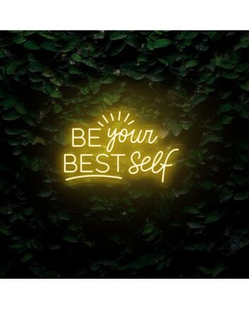 Be Your Best Self LED Sign