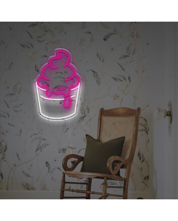 Cup Cake LED Neon Sign