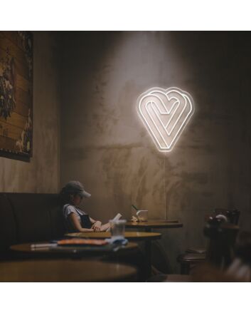 Infinity Heart LED Neon Sign