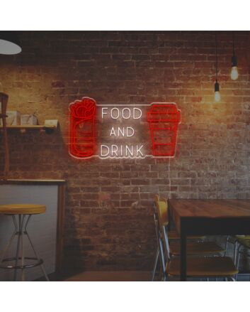 Food And Drink LED Neon Sign