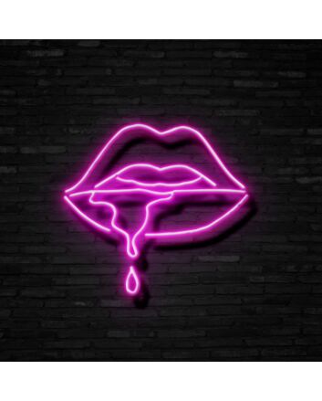 Female Lips Neon Sign