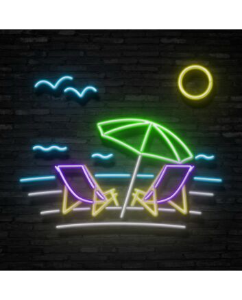 Beach Neon Sign
