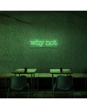 Why Not Neon Sign