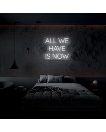 All We Have Is Now Neon Sign