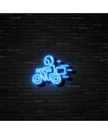 Food Delivery Neon Sign