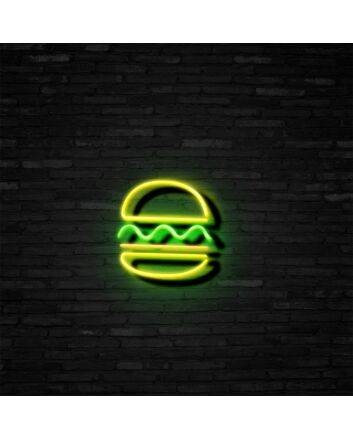 Burger Neon Sign
