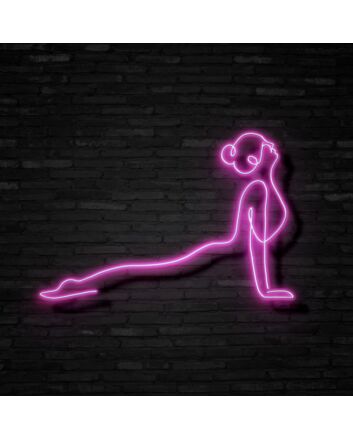 Yoga Pose Neon Sign
