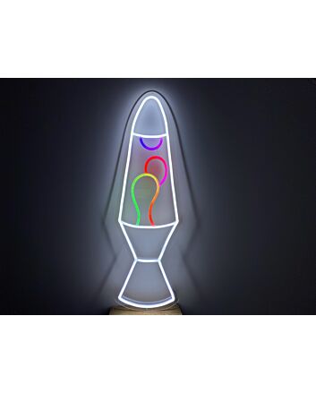 Lava Lamp Color Changing Animated Neon Sign