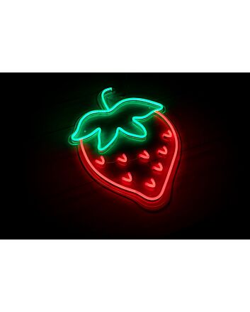 Strawberry Sign Neon Sign