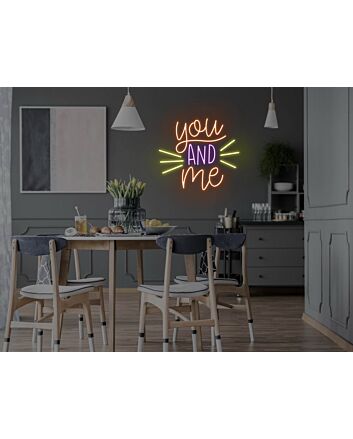 You And Me Neon Sign