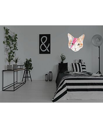 Ziggy Stardust Cat Neon Sign