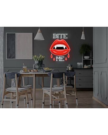 Bite Me Neon Sign