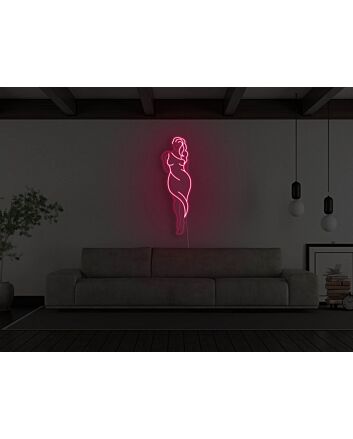 Goddess Figure Neon Sign