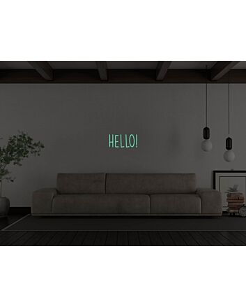 Hello Neon Sign