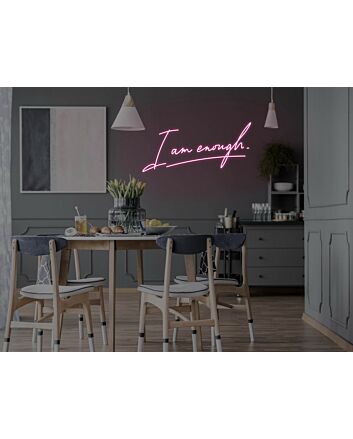 I Am Enough Neon Sign