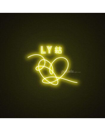 Bts Ly Love Yourself Neon Sign
