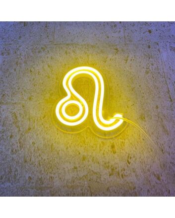 Leo Zodiacled Neon Sign