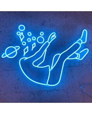 Space Head Neon Sign